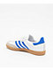 adidas Kids Samba OG White, Blue, & Gum Skate Shoes - Thumbnail image 2 of 5