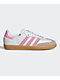 adidas Kids Samba OG White, Pink & Gum Shoes - Thumbnail image 5 of 9