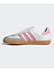 adidas Kids Samba OG White, Pink & Gum Shoes - Thumbnail image 6 of 9