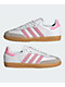 adidas Kids Samba OG White, Pink & Gum Shoes - Thumbnail image 7 of 9