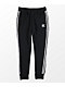 adidas Kids Trefoil Black Sweatpants - Thumbnail image 1 of 2