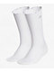 adidas Lace Ruffle 3 Pack White Crew Socks - Thumbnail image 1 of 5