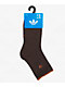 adidas Luna Brown & White 3 Pack High Quarter Crew Socks - Thumbnail image 2 of 5