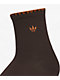 adidas Luna Brown & White 3 Pack High Quarter Crew Socks - Thumbnail image 3 of 5