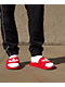 adidas Mens Adilette Lite Red Slide Sandals - Thumbnail image 3 of 3