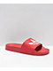 adidas Mens Adilette Lite Red Slide Sandals - Thumbnail image 1 of 3