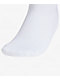 adidas Metallic Ruffle 3 Pack White Ankle Socks - Thumbnail image 4 of 5