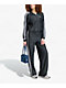 adidas Originals Adicolor Classics Pinstripe Firebird Grey Loose Fit Track Pants - Thumbnail image 5 of 5