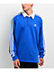 adidas Originals Adicolor Polo Blue Long Sleeve Rugby Shirt - Thumbnail image 1 of 3