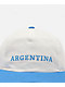 adidas Originals Argentina 2 Tone Off-White & Blue Strapback Hat - Thumbnail image 3 of 5