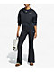 adidas Originals Essentials Fleece Black Crop Zip Hoodie - Thumbnail image 6 of 7