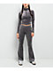 adidas Originals Essentials Grey Velour Zip Crop Track Jacket - Thumbnail image 4 of 4