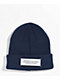 adidas Originals Layered Label Indigo Blue Beanie - Thumbnail image 2 of 2