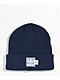 adidas Originals Layered Label Indigo Blue Beanie - Thumbnail image 1 of 2