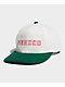 adidas Originals Mexico 2 Tone Off-White & Green Strapback Hat - Thumbnail image 1 of 2