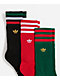 adidas Originals Mexico Roller 3 Pack Crew Socks - Thumbnail image 2 of 2