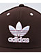 adidas Originals Modern 2 Structured Brown & Pink Snapback Hat - Thumbnail image 3 of 3