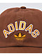 adidas Originals Relaxed New Prep Preloved Brown Strapback Hat - Thumbnail image 3 of 4