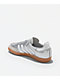 adidas Originals Samba OG Silver & White Shoes - Thumbnail image 2 of 5