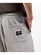 adidas Originals Shmoofoil Featherweight Heather Grey & Dark Brown Sweat Shorts - Thumbnail image 4 of 5