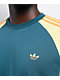adidas Originals Superstar Green & Yellow Raglan T-Shirt - Thumbnail image 3 of 3