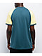 adidas Originals Superstar Green & Yellow Raglan T-Shirt - Thumbnail image 2 of 3