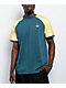 adidas Originals Superstar Green & Yellow Raglan T-Shirt - Thumbnail image 1 of 3
