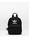 adidas Originals Trefoil 2.0 Black Mini Backpack - Thumbnail image 1 of 7