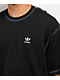 adidas Originals Trefoil Essentials Black T-Shirt - Thumbnail image 3 of 5