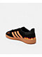 adidas Originals x Minecraft Kids Handball Spezial Core Black & Pure Orange Shoes - Thumbnail image 2 of 5