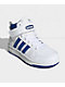 adidas Post Move Mid White & Royal Blue Skate Shoes - Thumbnail image 1 of 5