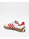 adidas Puig Samba Cloud White, Better Scarlet, & Gum Skate Shoes - Thumbnail image 2 of 5