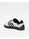 adidas Puig Samba Silver Metallic & Core Black Skate Shoes - Thumbnail image 2 of 5