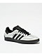 adidas Puig Samba Silver Metallic & Core Black Skate Shoes - Thumbnail image 1 of 5