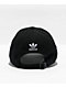 adidas Relaxed Mini Logo Black Strapback Hat - Thumbnail image 2 of 4