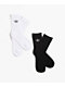 adidas Rhinestone 2 Pack Black & White Ankle Socks - Thumbnail image 1 of 2