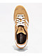 adidas Samba ADV Beige, White & Gum Skate Shoes - Thumbnail image 3 of 4