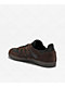 adidas Samba ADV x Kader Core Black, Brown & Gum Skate Shoes - Thumbnail image 2 of 7