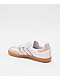 adidas Samba OG White & Silver Skate Shoes - Thumbnail image 2 of 4