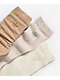 adidas Scrunch Natural 3 Pack Crew Socks - Thumbnail image 2 of 2