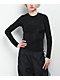 adidas Sheer Black Long Sleeve T-Shirt - Thumbnail image 1 of 3