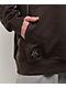 adidas Shmoofoil Dark Brown & Core White Featherweight Hoodie - Thumbnail image 4 of 5