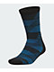 adidas Sp33dline Black & Blue Crew Socks - Thumbnail image 1 of 3
