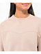 adidas Taupe Crop Crewneck Sweatshirt - Thumbnail image 3 of 4