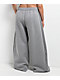 adidas Teamgeist Rhinestone Heather Grey Track Pants - Thumbnail image 4 of 7