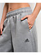 adidas Teamgeist Rhinestone Heather Grey Track Pants - Thumbnail image 5 of 7