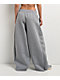 adidas Teamgeist Rhinestone Heather Grey Track Pants - Thumbnail image 2 of 7