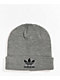 adidas Trefoil Grey & Black Beanie - Thumbnail image 1 of 2