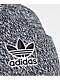 adidas Trefoil Marled Black & White Beanie - Thumbnail image 2 of 2