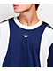 adidas Tyshawn Dark Blue & White T-Shirt - Thumbnail image 3 of 4